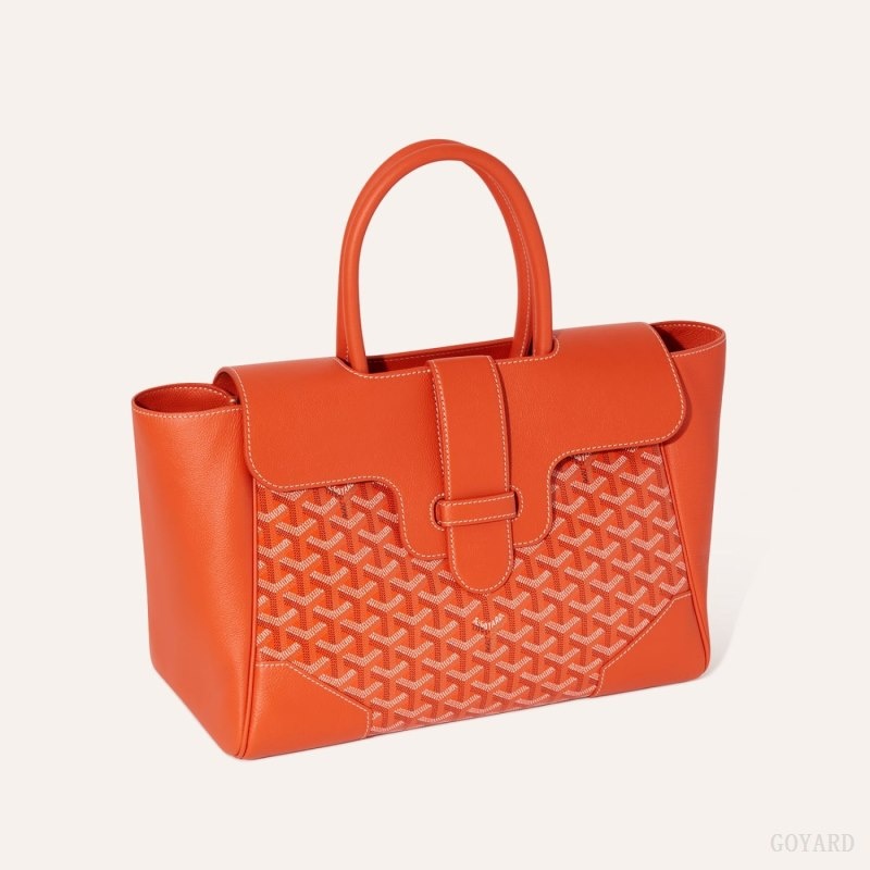 Goyard Saïgon tote bag Orange | YUQY2713