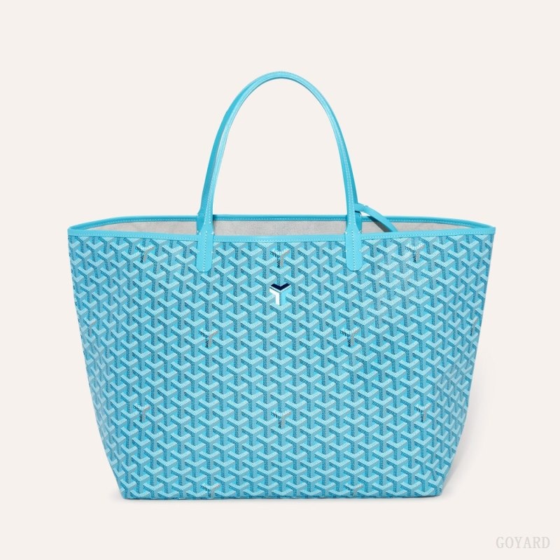 Goyard Saint Louis GM Bag and Balise Beach Towel Turkis | XYDM4857