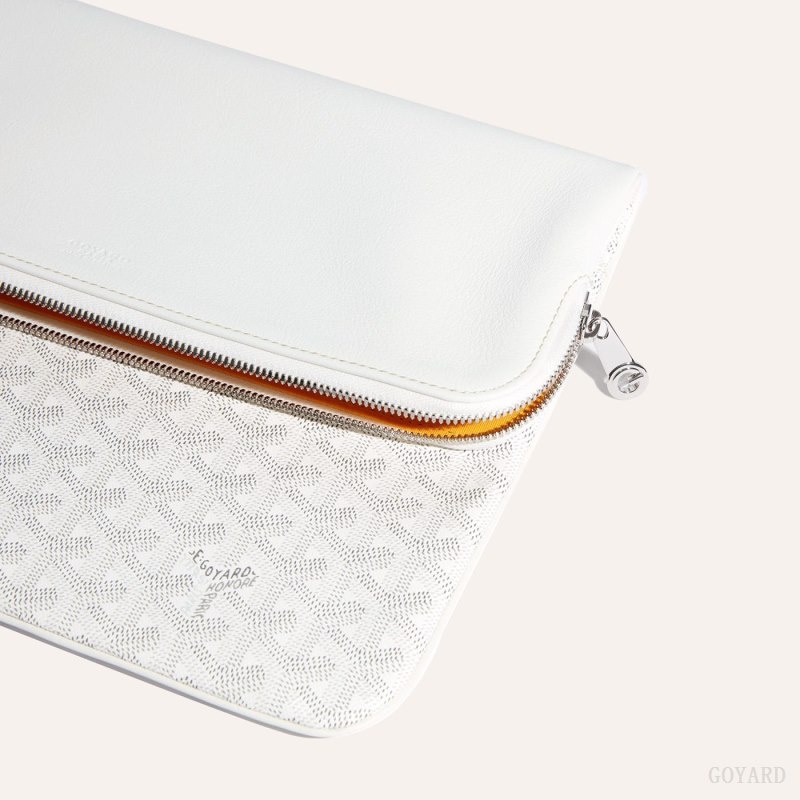 Goyard Sainte-Marie GM Clutch Hvide | EWQT7650