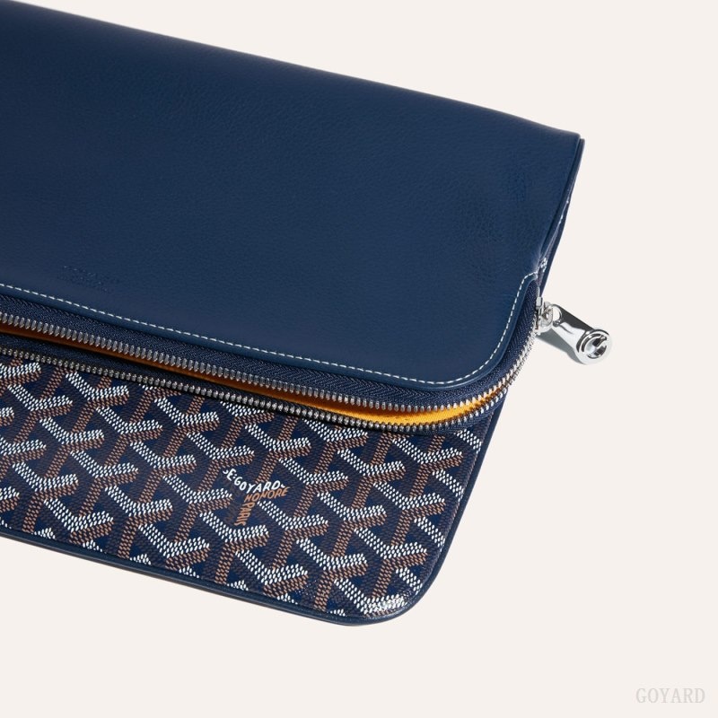 Goyard Sainte-Marie GM Clutch Mørkeblå Blå | GXJL4007