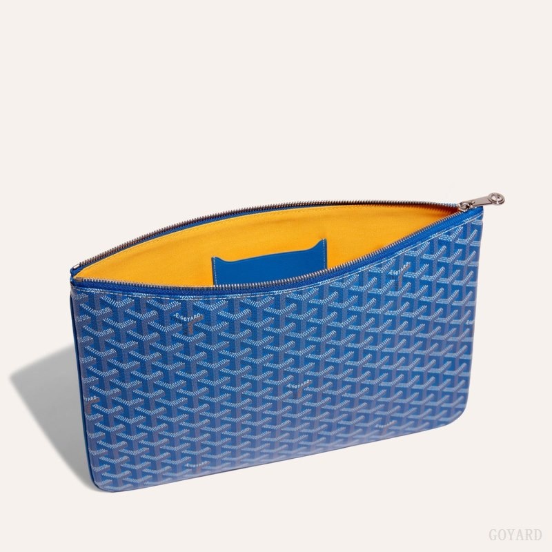 Goyard Sénat MGM Pouch Blå | YMSZ8932