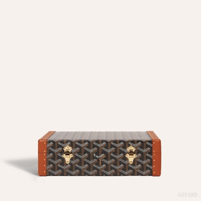 Goyard VENDÔME JEWELLERY CASE Sort Brune | OGEW3329