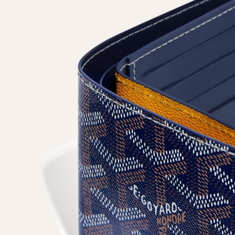 Goyard VICTOIRE WALLET Mørkeblå Blå | LTIA7640