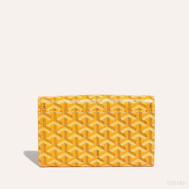 Goyard Varenne Continental Wallet Gul | PDXU4046