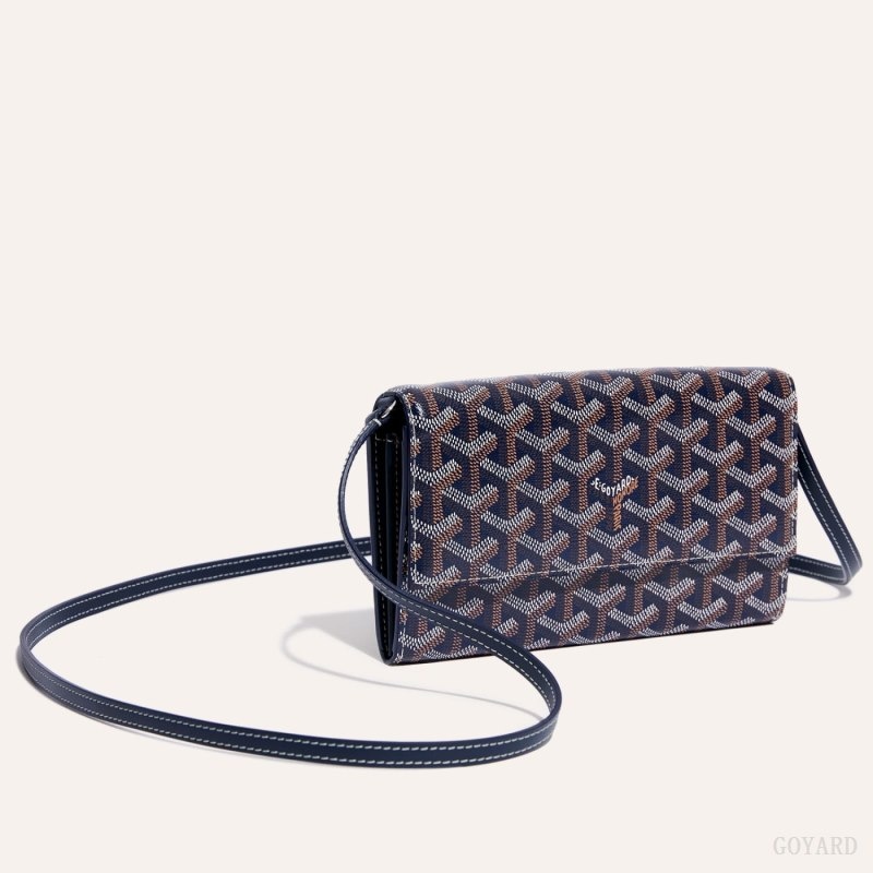 Goyard Varenne Continental Wallet Mørkeblå Blå | LPST7957