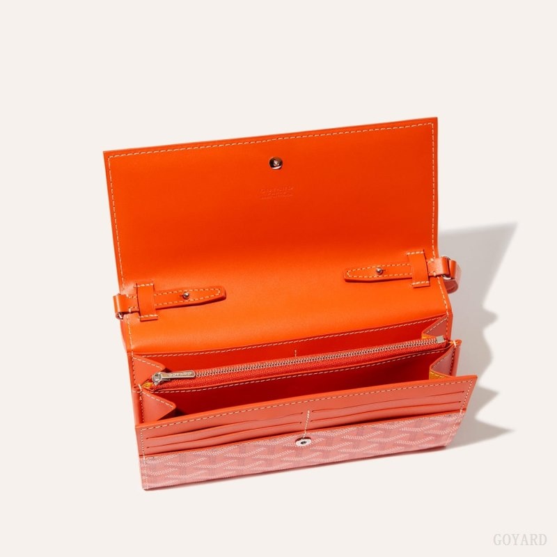 Goyard Varenne Continental Wallet Orange | NCEI7249