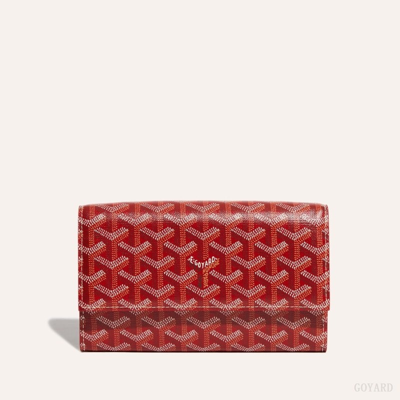 Goyard Varenne Continental Wallet Rød | QVSN9435