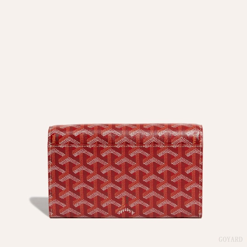 Goyard Varenne Continental Wallet Rød | QVSN9435