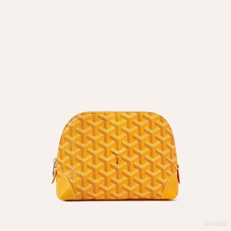 Goyard Vendôme Cosmetic Pouch Gul | PRKV9703