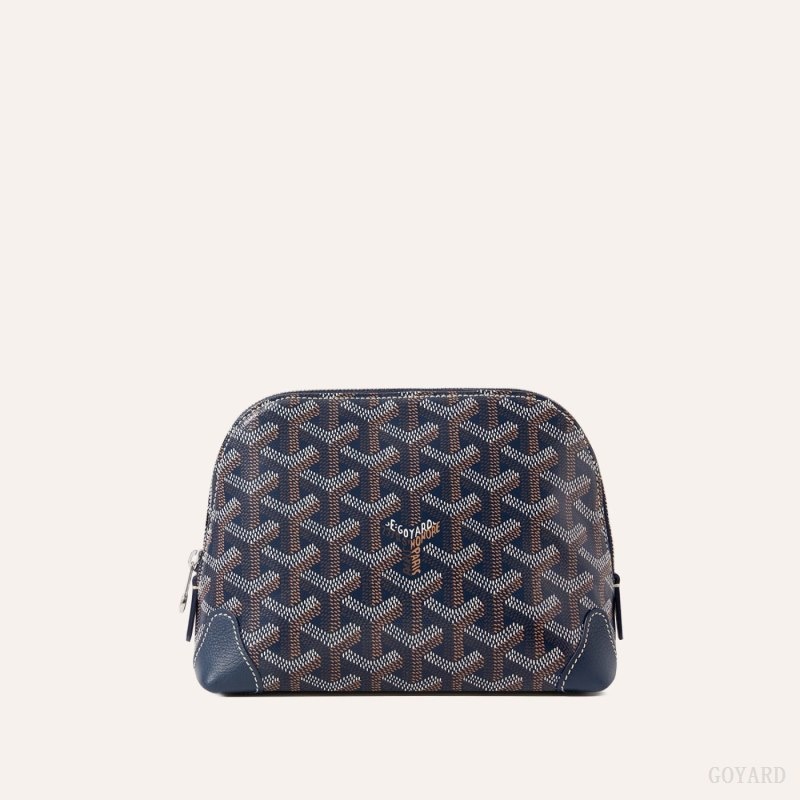 Goyard Vendôme Cosmetic Pouch Mørkeblå Blå | UIPY5664