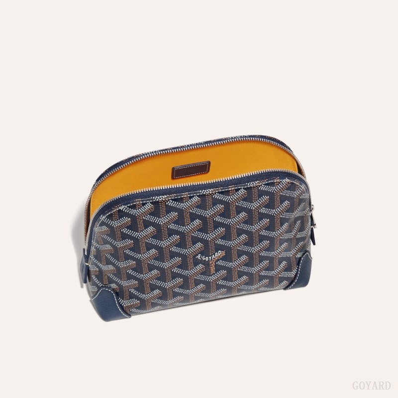 Goyard Vendôme Cosmetic Pouch Mørkeblå Blå | UIPY5664