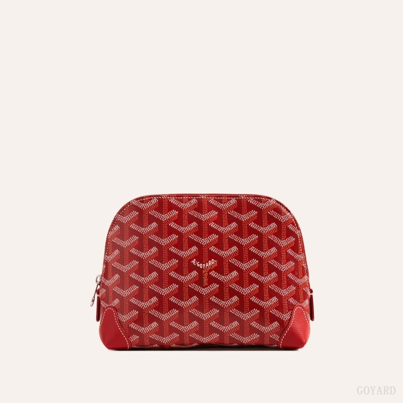 Goyard Vendôme Cosmetic Pouch Rød | DWLC7618