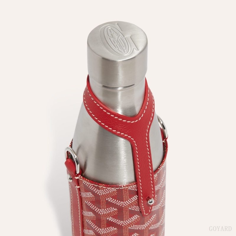 Goyard Yonne MM Case & Flask Rød | HEAJ2721