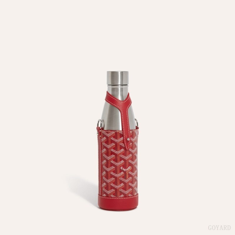 Goyard Yonne MM Case & Flask Rød | HEAJ2721