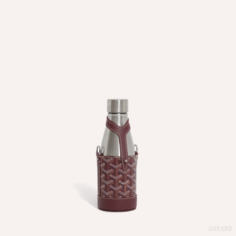 Goyard Yonne PM Case & Flask Bordeaux | HIQU9205